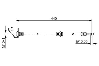 Brake Hose BOSCH 1 987 481 498