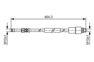 Brake Hose BOSCH 1 987 481 541