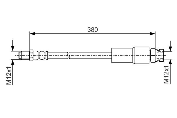 BOSCH 1 987 481 547 Brake Hose