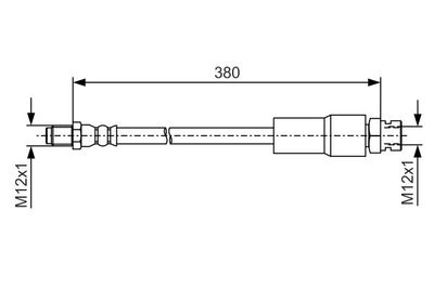 Brake Hose BOSCH 1 987 481 547