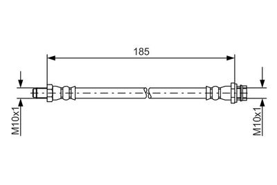 Brake Hose BOSCH 1 987 481 564