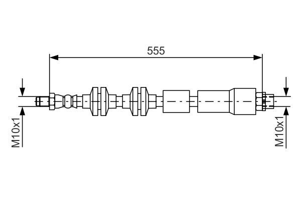 BOSCH 1 987 481 569 Brake Hose