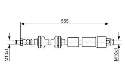 Brake Hose BOSCH 1 987 481 569