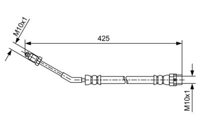 Brake Hose BOSCH 1 987 481 579