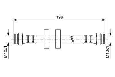 Brake Hose BOSCH 1 987 481 581