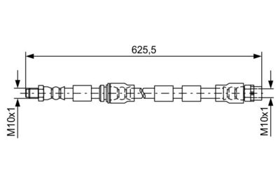 Brake Hose BOSCH 1 987 481 589