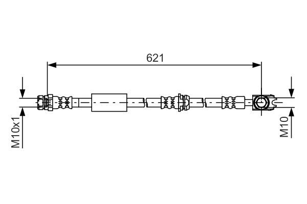 BOSCH 1 987 481 592 Brake Hose