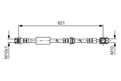 Brake Hose BOSCH 1 987 481 592