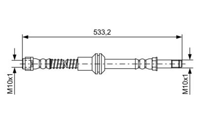 Brake Hose BOSCH 1 987 481 609