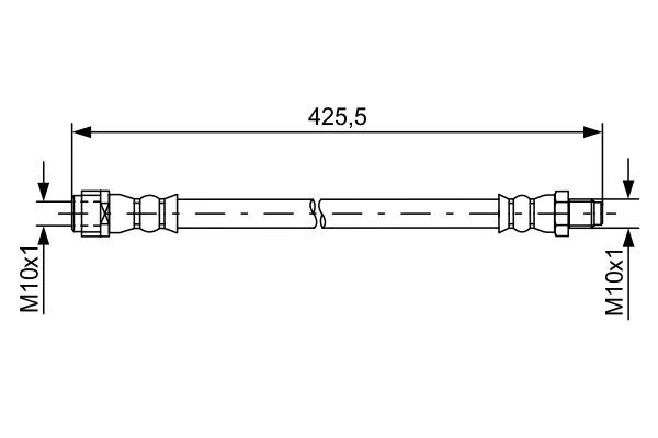 BOSCH 1 987 481 610 Brake Hose