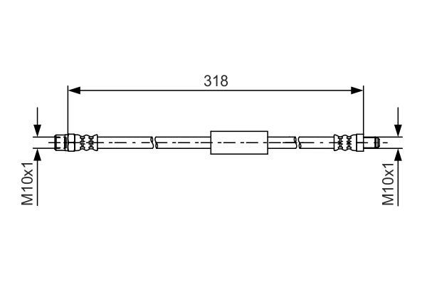 BOSCH 1 987 481 618 Brake Hose