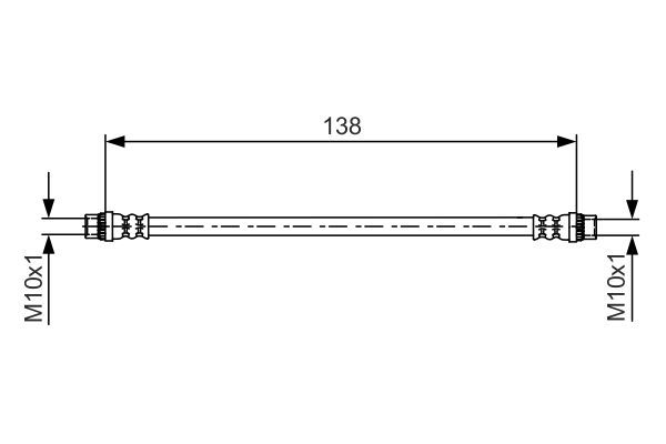 BOSCH 1 987 481 625 Brake Hose