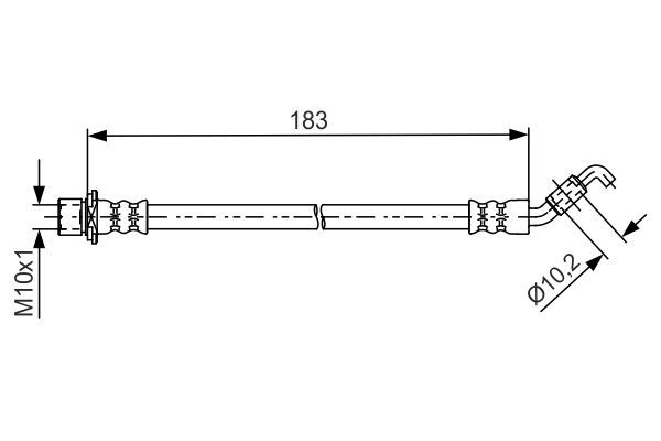 BOSCH 1 987 481 639 Brake Hose