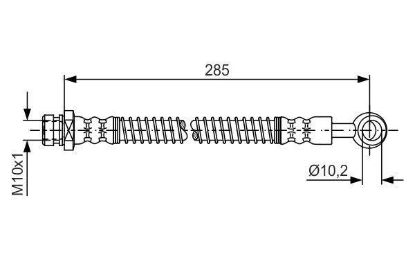 BOSCH 1 987 481 645 Brake Hose