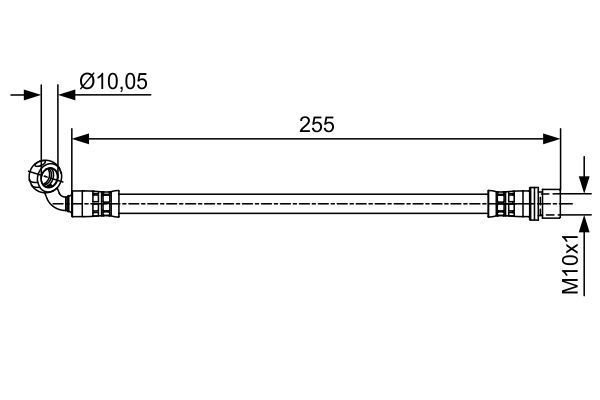 BOSCH 1 987 481 647 Brake Hose