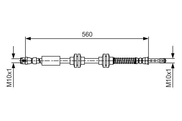 BOSCH 1 987 481 664 Brake Hose