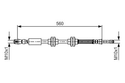 Brake Hose BOSCH 1 987 481 664
