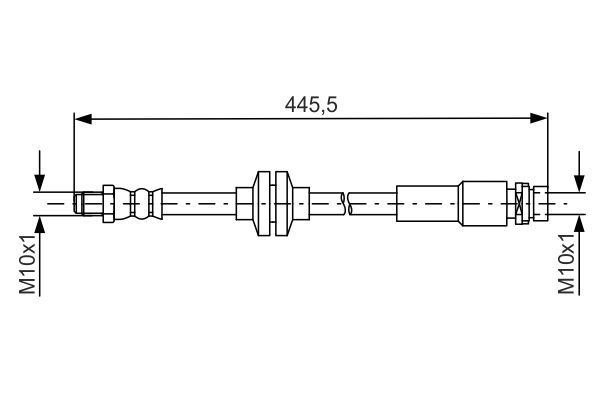 BOSCH 1 987 481 668 Brake Hose