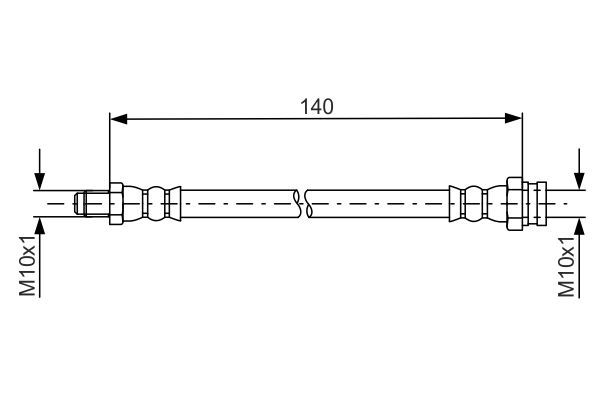 BOSCH 1 987 481 669 Brake Hose