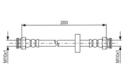 Brake Hose BOSCH 1 987 481 670