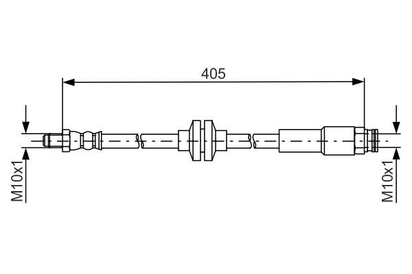 BOSCH 1 987 481 671 Brake Hose