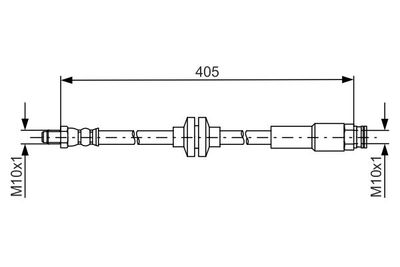 Brake Hose BOSCH 1 987 481 671