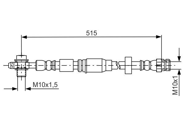 BOSCH 1 987 481 673 Brake Hose