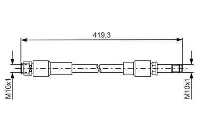 Brake Hose BOSCH 1 987 481 674