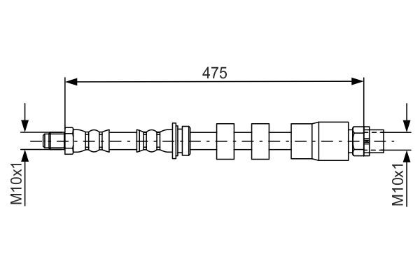 BOSCH 1 987 481 678 Brake Hose