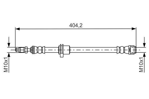 BOSCH 1 987 481 679 Brake Hose