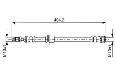 Brake Hose BOSCH 1 987 481 679