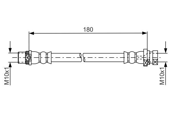 BOSCH 1 987 481 682 Brake Hose