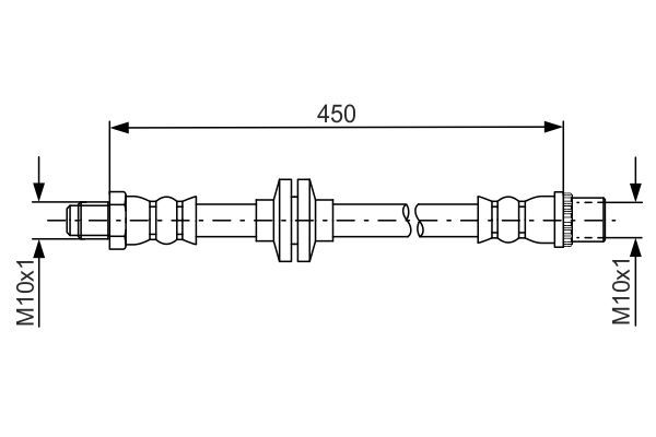BOSCH 1 987 481 683 Brake Hose