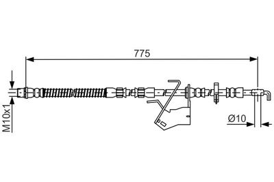 Brake Hose BOSCH 1 987 481 685