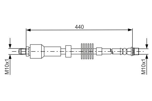 BOSCH 1 987 481 688 Brake Hose