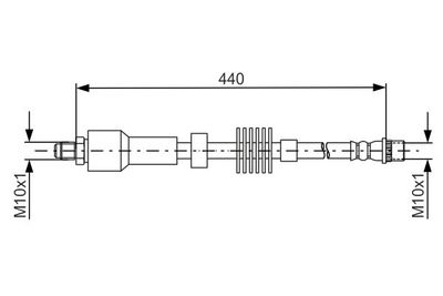 Brake Hose BOSCH 1 987 481 688