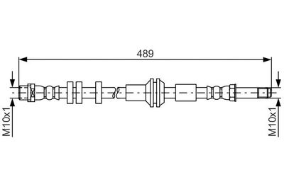 Brake Hose BOSCH 1 987 481 691