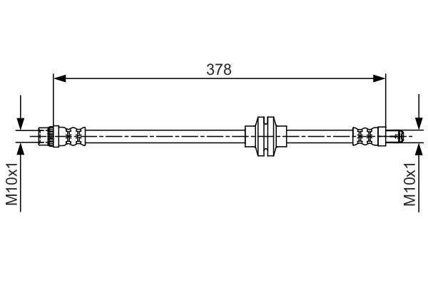 BOSCH 1 987 481 707 Brake Hose
