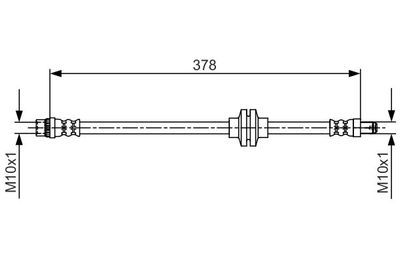 Brake Hose BOSCH 1 987 481 707