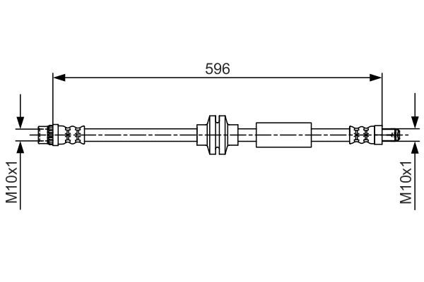 BOSCH 1 987 481 708 Brake Hose