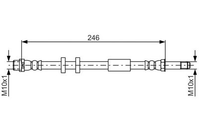 Brake Hose BOSCH 1 987 481 714
