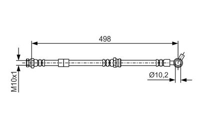 Brake Hose BOSCH 1 987 481 720