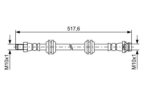 BOSCH 1 987 481 731 Brake Hose
