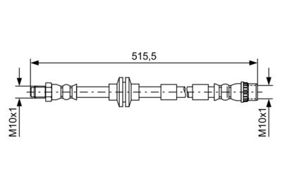 Brake Hose BOSCH 1 987 481 733