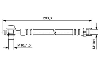 Brake Hose BOSCH 1 987 481 736