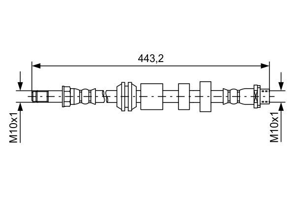 BOSCH 1 987 481 740 Brake Hose