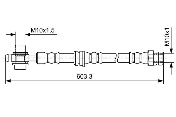 BOSCH 1 987 481 742 Brake Hose