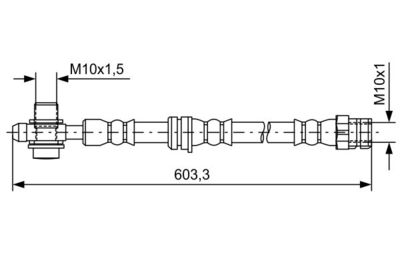 Brake Hose BOSCH 1 987 481 742