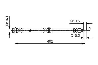 Brake Hose BOSCH 1 987 481 A46