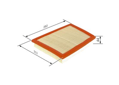 Air Filter BOSCH F 026 400 461
